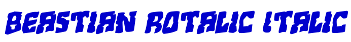 Beastian Rotalic Italic fuente