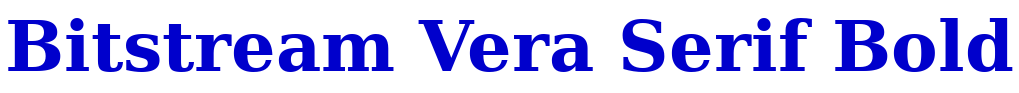Bitstream Vera Serif Bold fuente