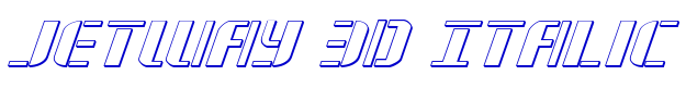 Jetway 3D Italic fuente