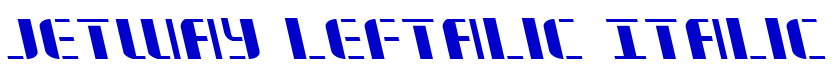 Jetway Leftalic Italic fuente