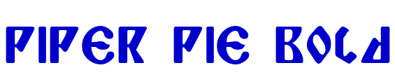 Piper Pie Bold fuente