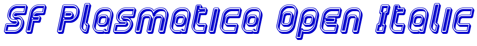 SF Plasmatica Open Italic fuente