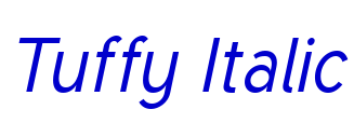 Tuffy Italic fuente
